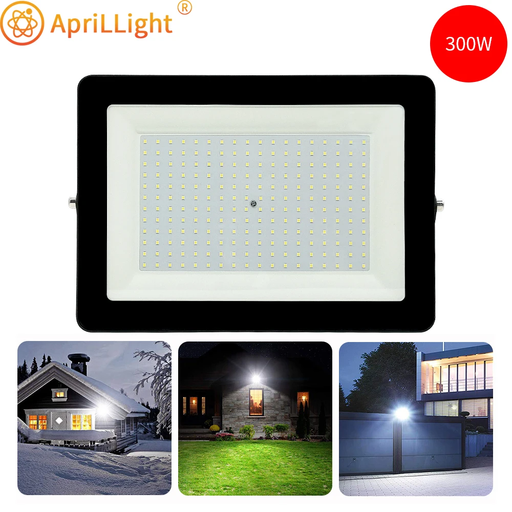 220V LED Industrial Lighting 50W 100W 200W 300W High Brightness Factory Workshop Garage Working Lamp LED Mining Light Floodlight