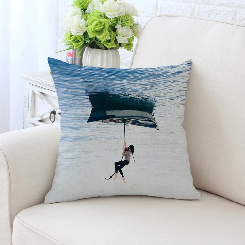 New Lady Portrait Cushion Cover Marilyn Monroe Super Woman Stars Pillow Cover High Quality Polyester Twill PillowCase Decorative