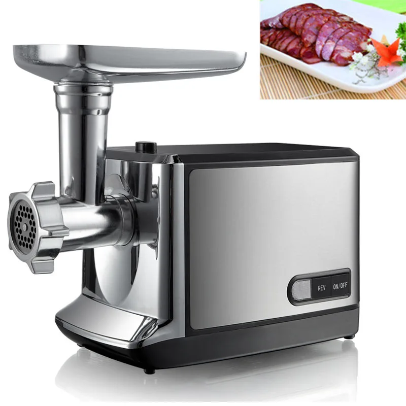 

Sausage Stuffer Meat Mincer Slicer Meat Blenders Electric Meat Grinders Stainless Steel Sausage Stuffer Maker Filler Machine350W