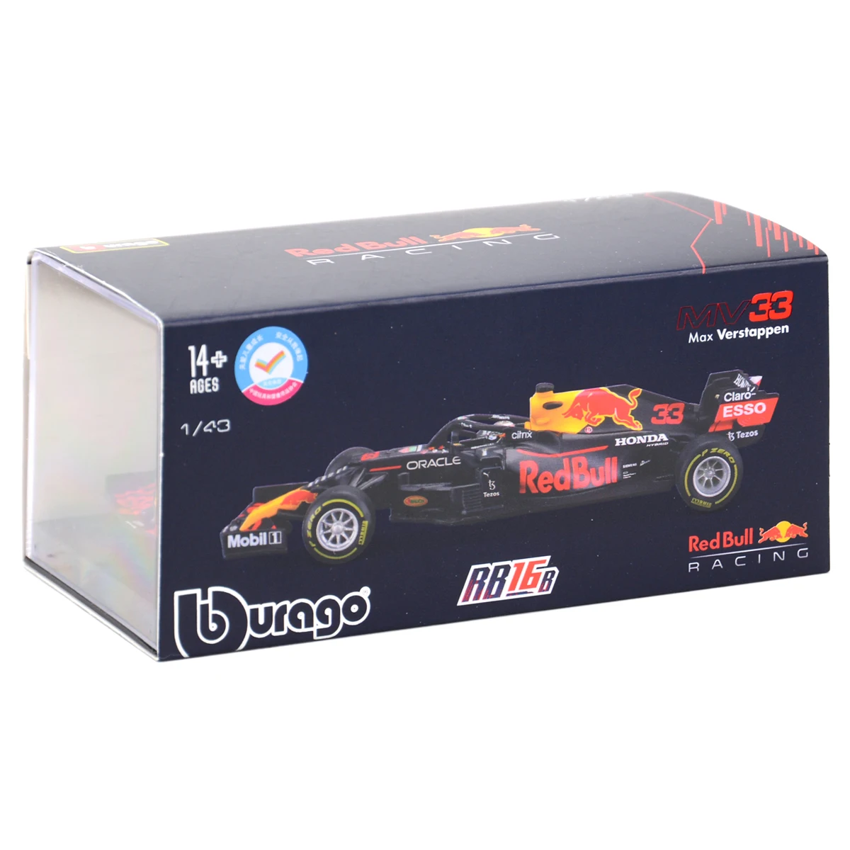 Burago 1/43 F1 ミニカー レッドブル RB16B #33 Bburago 1:43 2021 F1 Formula Racing Redbull RB16 #11 #33