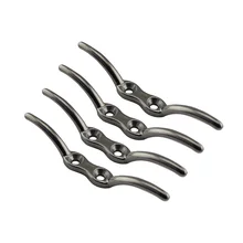 4PCS FlagPole Rope Cleat 112mm 151mm Stainless Steel 316 Boat Mooring Accessories for boat yacht 4PCS FlagPole Rope Cleat 112mm 151mm Stainless Steel 316 Boat Mooring Accessories for boat yacht