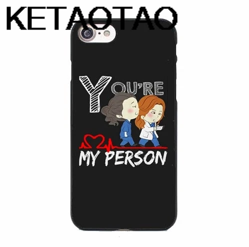 KETAOTAO серый чехол s Анатомия ты мой человек для iPhone 4S 5C 5S 6S 7 8 X XR XS MAX черный мягкий чехол для телефона резиновый силиконовый - Цвет: Хаки