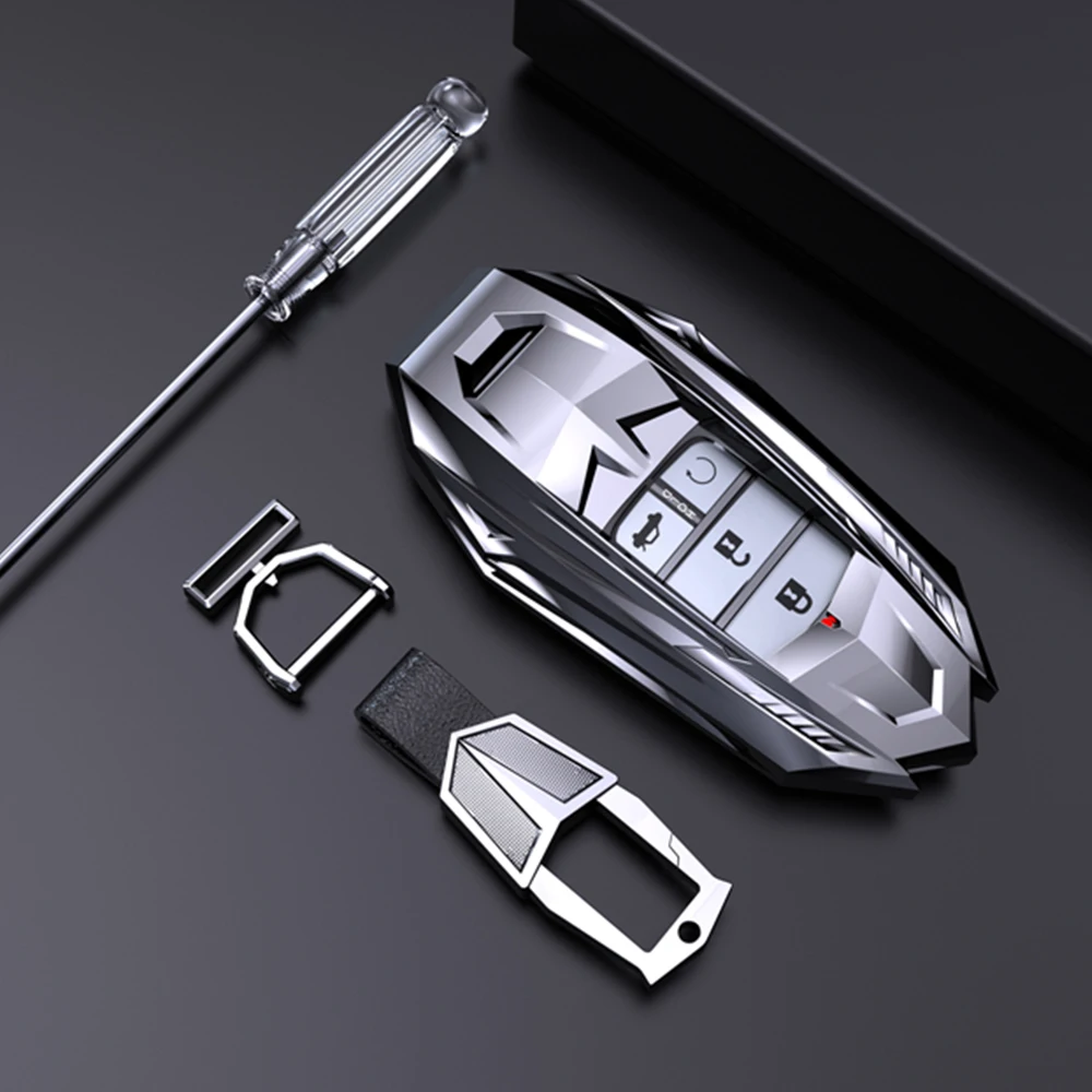 Чехол для автомобильного ключа из цинкового сплава чехол Honda Hrv Civic Accord CR V Fit ODYSSEY