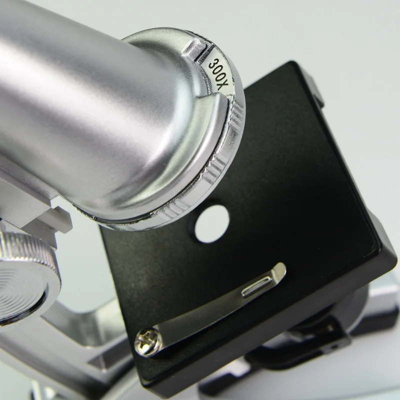 Подарок на день рождения 100x, 300x, 600x освещенная игрушка Монокуляр Студенческий микроскоп с зеркалом и лампой для детей