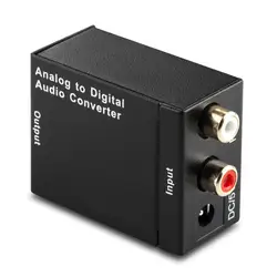 Аудио конвертер цифро-аналоговый аудио кабель конвертер Цифровой оптический коаксиальный RCA Toslink сигнал в аналоговый домашний кинотеатр