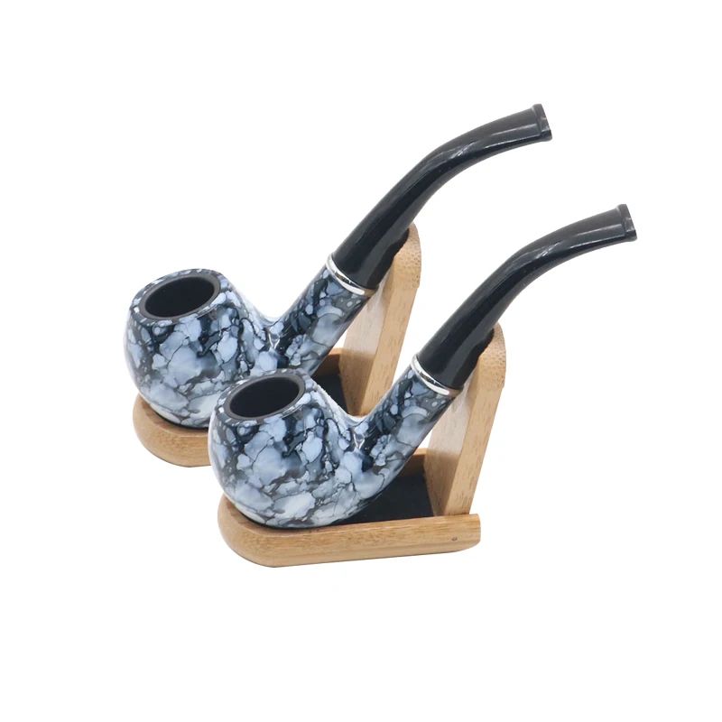 1 шт. креативный портативный Съемный Тип табачная труба железное Дымовое гнездо бакелитовая оболочка акриловая всасывающая насадка трубка для курения табака