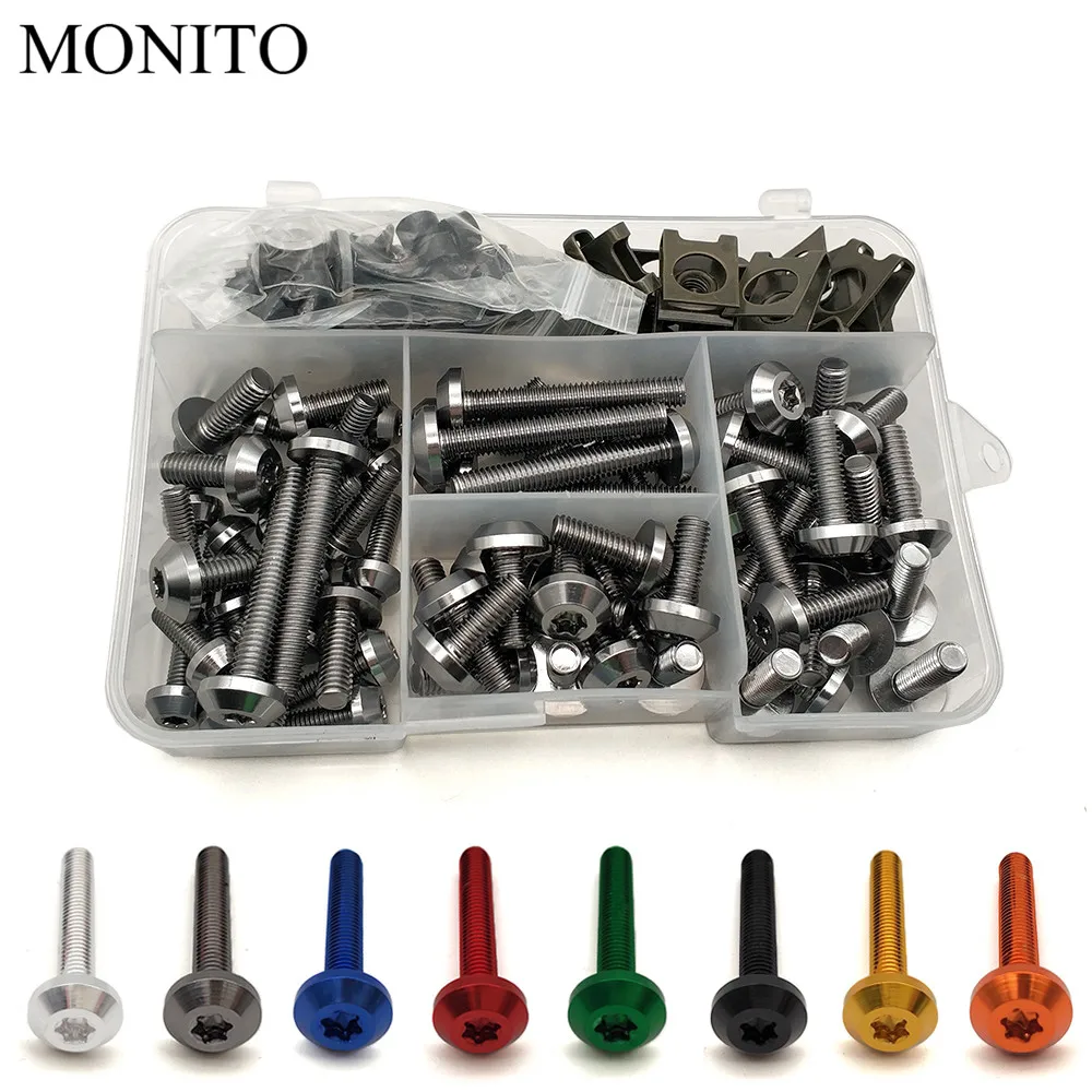 Motorcycle Fairing Bolts Nuts Kit Body Fastener Clips Screws For KTM 65 85 105 125 144 150 200 SX/XC/EXC/XC-W/SX-F Accessories