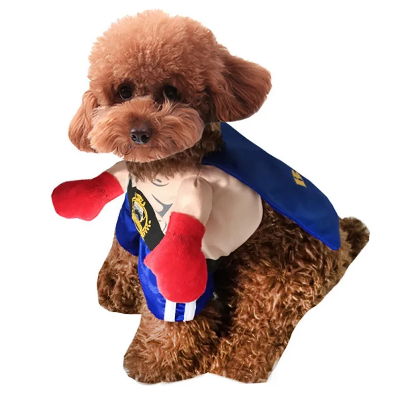 

Halloween Funny Dogs Cat Costumes Boxer Cosplay Suit Pet Clothing Christmas Affordable Personality Fashion Comfortable
