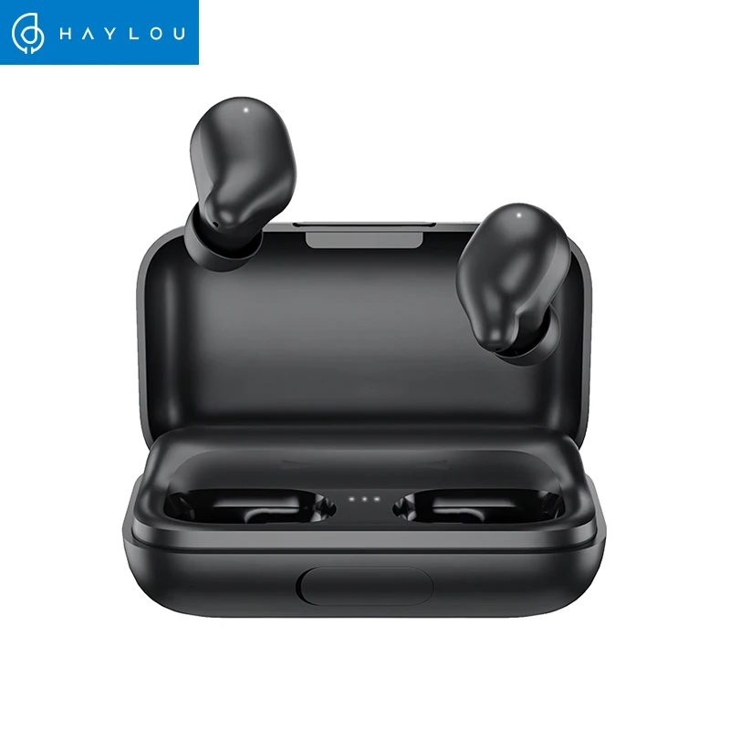 Haylou T15 5.0 true wireless bluetooth earhones 60hours battery life with battery level display smart touch control