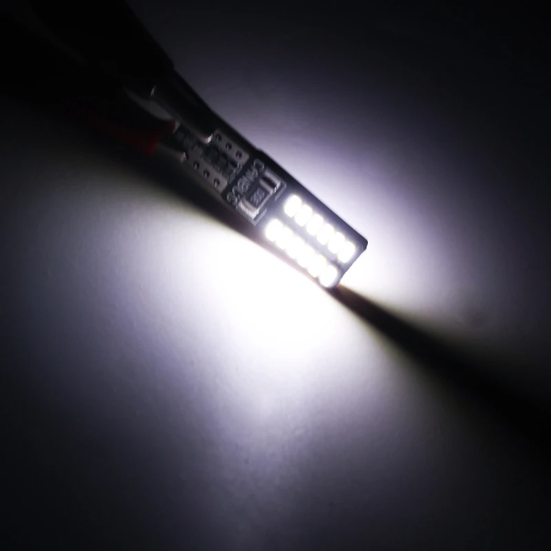 10 шт. T10 24Smd светодиодный светильник лампы автомобиль без ошибок 3014 12V супер яркий просвет лампа