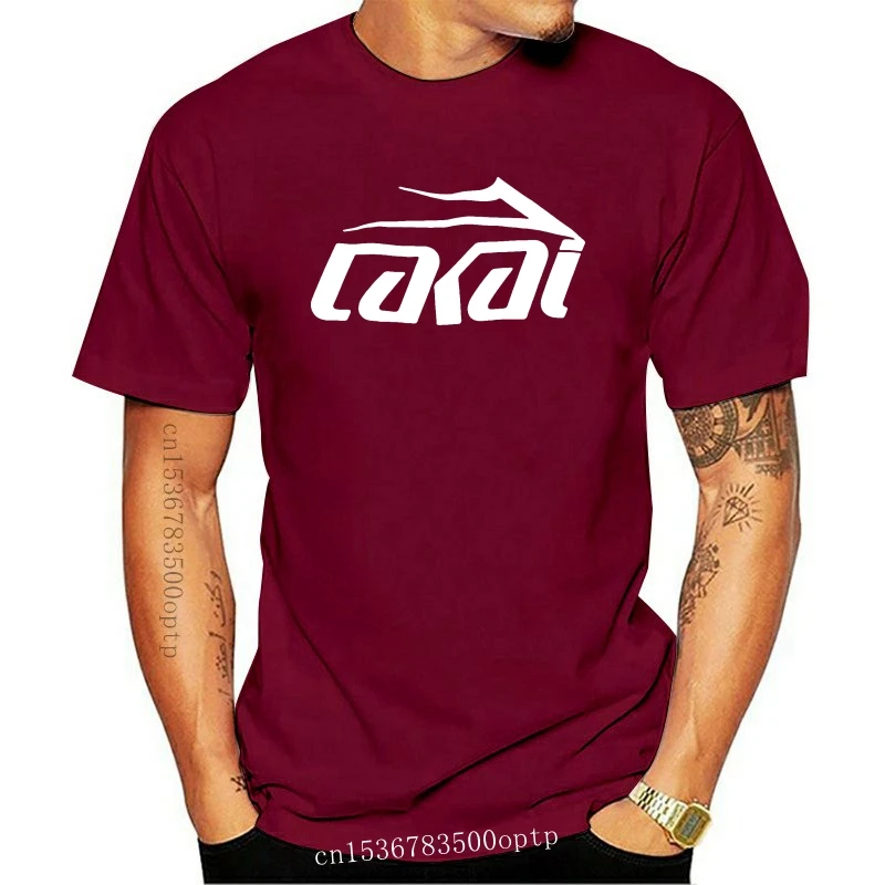 Новинка 2021 Модная хлопковая футболка Lakai Basic SS BK модная из 100% хлопка |