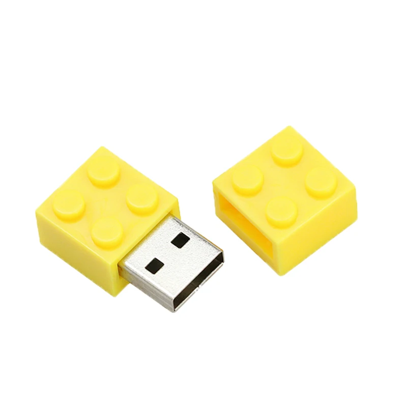 Флеш-накопитель игрушечный кирпичный USB флеш-накопитель 32 ГБ Usb флеш-накопитель строительные блоки 4 ГБ 8 ГБ 16 ГБ Usb 2,0 флеш-накопитель высокоскоростной Usb накопитель