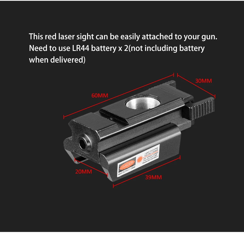Тактический стрелковый оружейный лазерный прицел охотничья оптика мини красный лазерный прицел пистолет страйкбол пистолет 20 мм рельсы использовать лазерный указатель