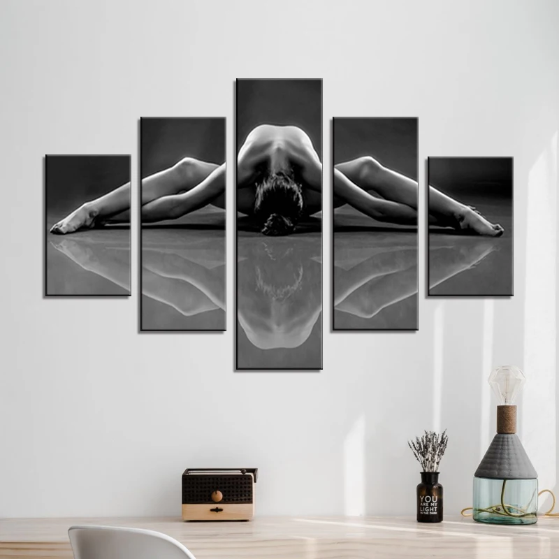 Canvas Pictures Modular Wall Art Framework 5 Pieces The body art Painting Living Room HD Prints Poster Home Decor | Дом и сад