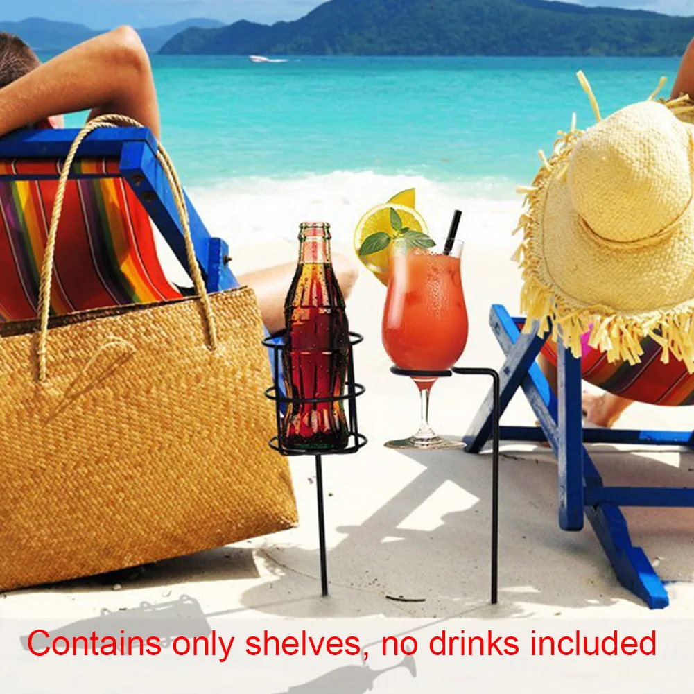 Органайзер для пикника открытый контейнер для вечеринки портативная черная бутылка стойка столовая посуда полка для хранения Кол Кемпинг Сад Железный барбекю