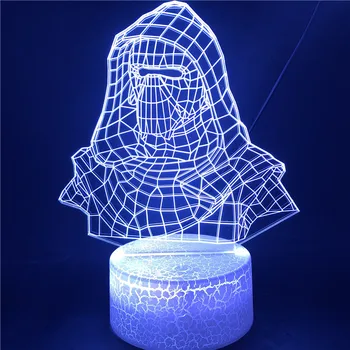 

Smart Phone Control The Black Knight Atmosphere Bright Base LED Night Light for Indoor Decor with Remote Unique Touch Sensor