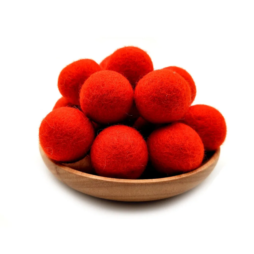 23 orange 20 шт. помпон 30 мм Мягкие помпоны пушистые плюшевые поделки DIY помпоны шар пушистый домашний Свадебный Рождественский Декор швейные принадлежности - Цвет: 23 orange