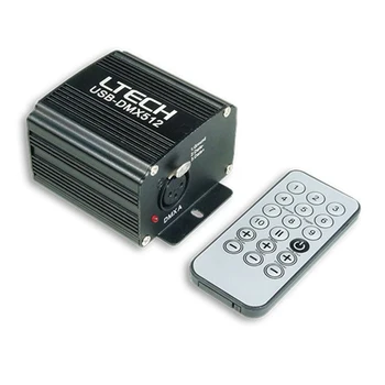 

LT512 USB-DMX Master controller;DC5V USB online console ;512 Channel Output DMX512 Master controller IR remote Controller