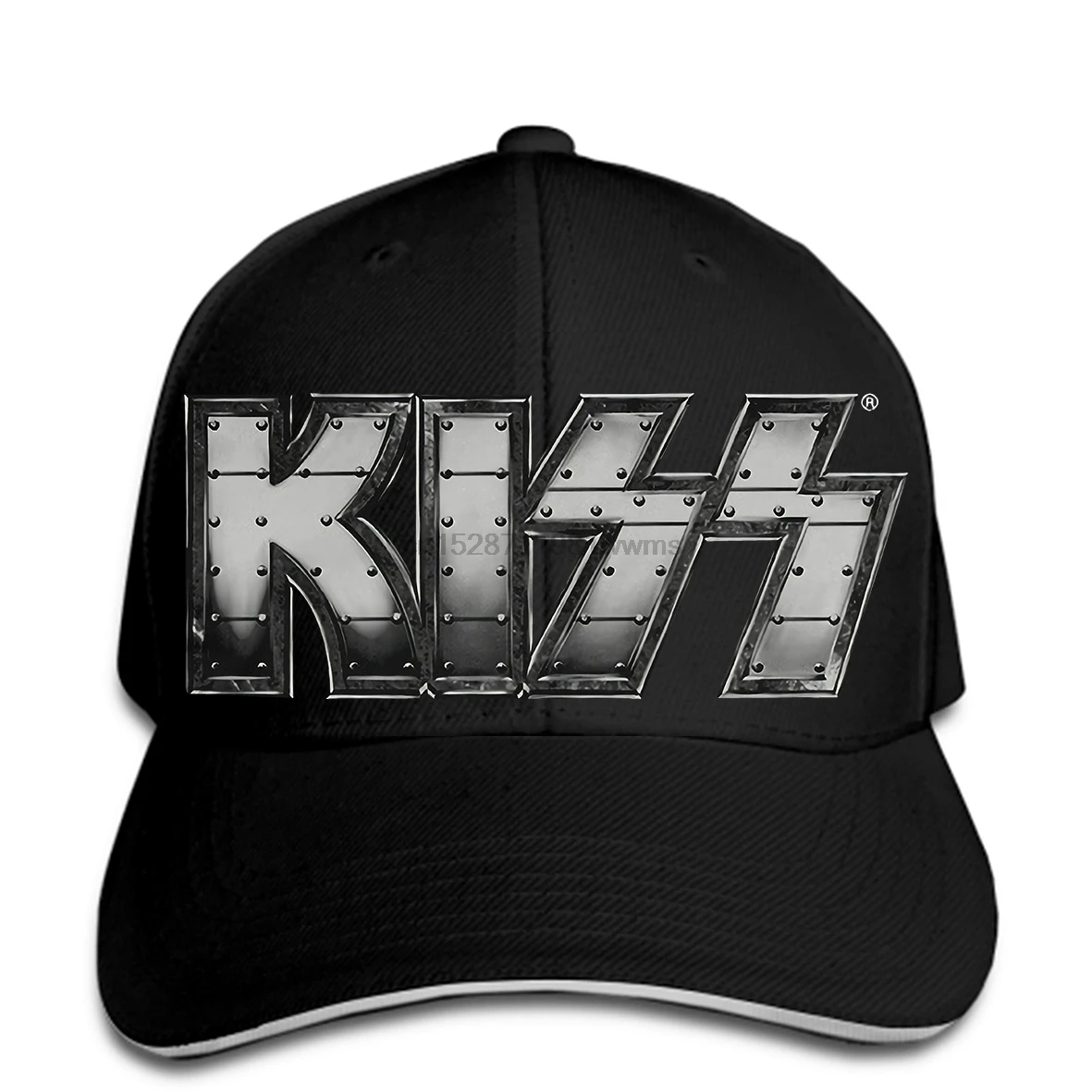 Забавная бейсболка Мужская Новинка бейсбольная кепка Kiss тяжелый металлический