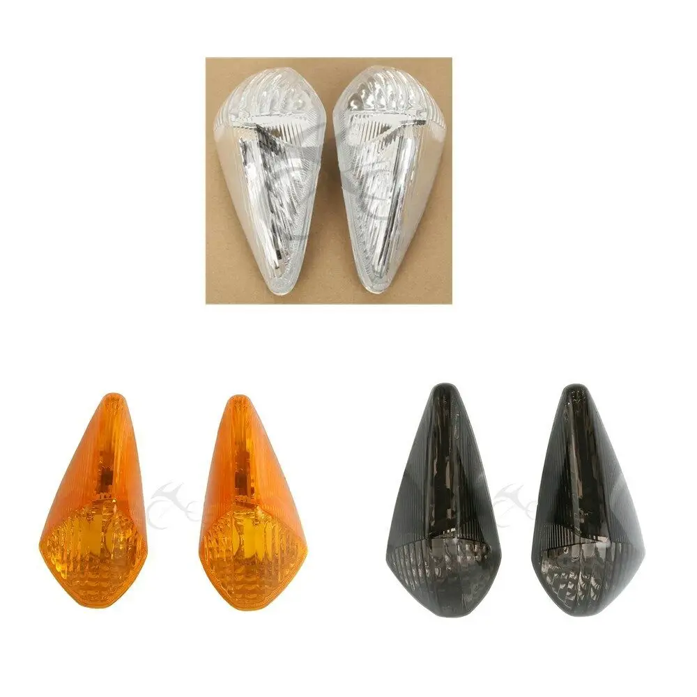 Tanie Wskaźnik kierunkowskazu motocykla światło do hondy VFR800 VFR 800 1998 2001 dym pomarańczowy przezroczyste soczewki