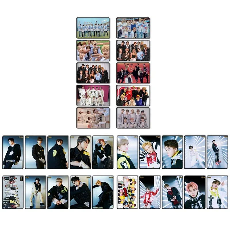 

10Pcs/Set NCT 127 Mini Album Crystal Card Stickers Self Made Photocard Paper Cards Stickers