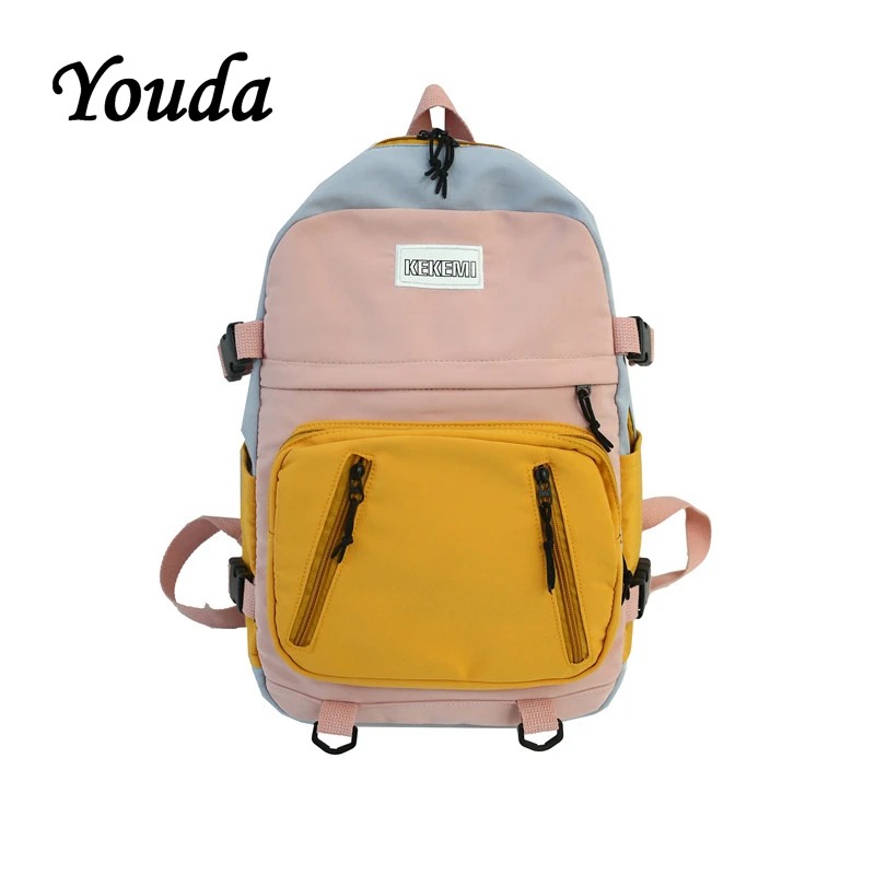 

Youda Original Fashion Women's Backpack Cool Teenager's Backpacks Classic Satchel For Kids Man's Laptop Bag Casual Rucksack