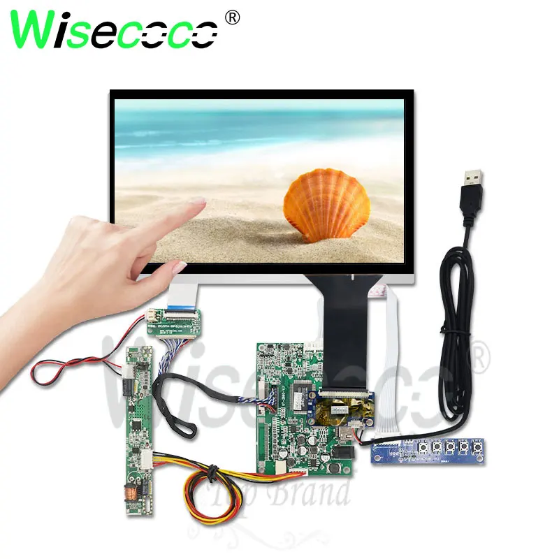 Wisecoco 10,1 дюймов сенсорный экран 1280*720 ips 750 яркость для Raspberry ноутбука Автомобильный дисплей DJ101IA-07A 750