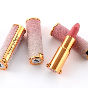 

6 Color Bright Star Matte Lipstick Moisturizing Waterproof Lip Balm Long-lasting Non-Stick Cup Sexy Attractive Lip Makeup TSLM1