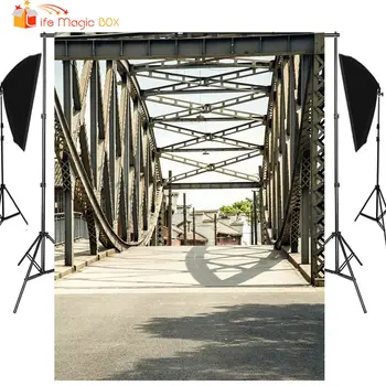 

LIFE MAGIC BOX Wedding Backdrop Iron Bridge Birthday Day Father's Day Wallpapers Photography Backgrounds