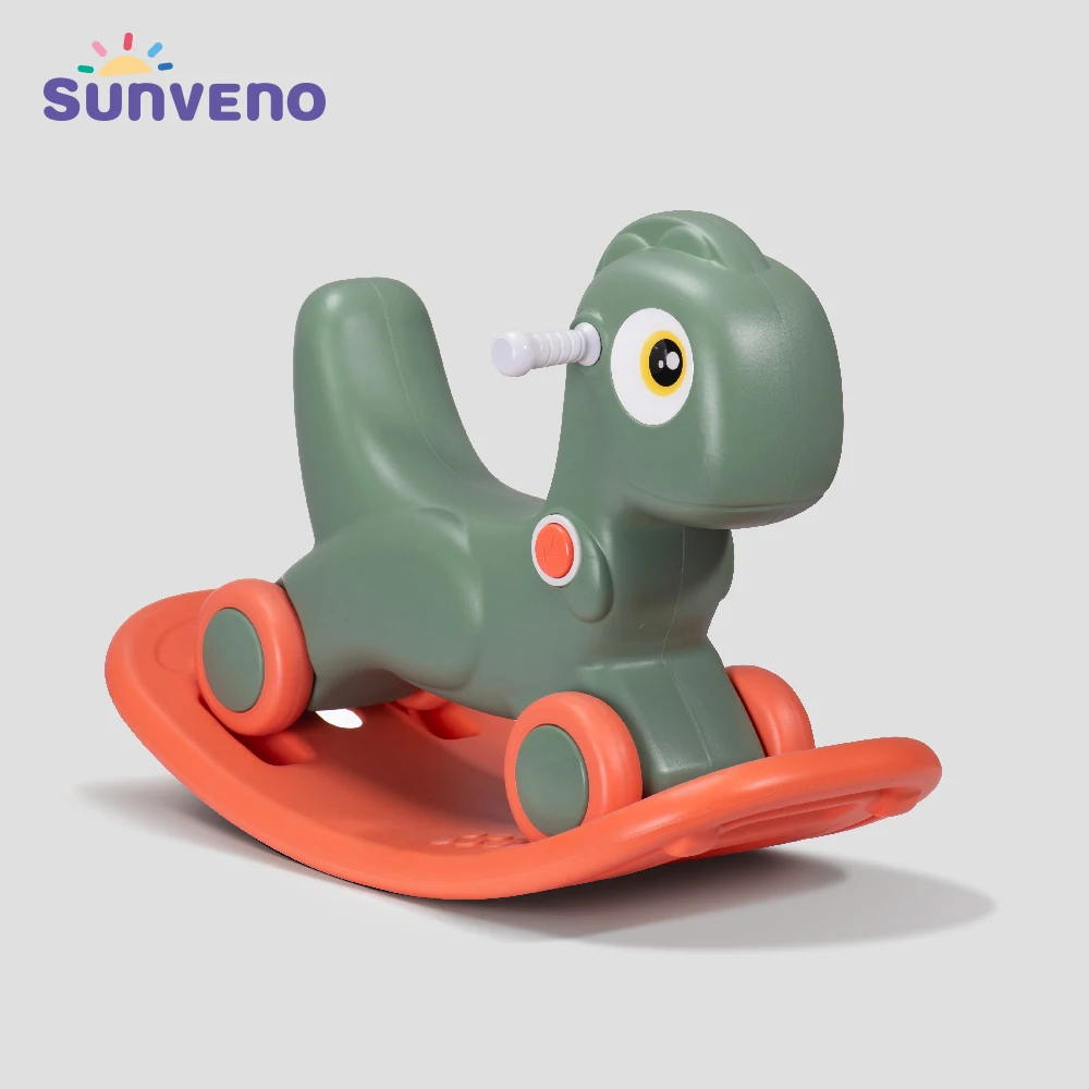 Sunveno детская сияющая лошадка, игрушка для младенцев, блестящие детские животные, качающиеся лошади, скачущие игрушки 12-36 м