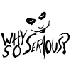 Car Sticker 15*10.5cm Horror cool Vinyl Decal Why So Serious Humour Art Tattoo Motorcycle SUVs Bumper car stying Car Accessories
