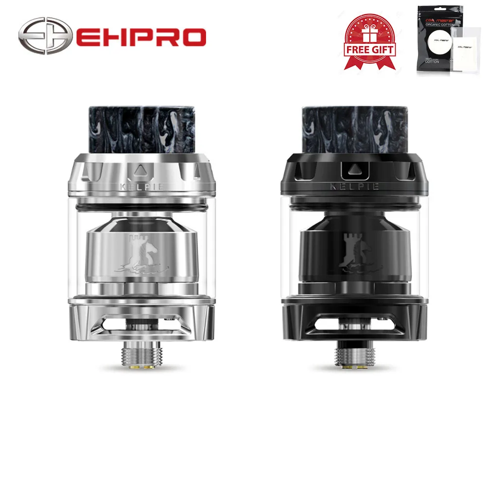 Оригинальный атомайзер для электронных сигарет Ehpro Kelpie 25 мм RTA 2/3.5 мл емкость с 2