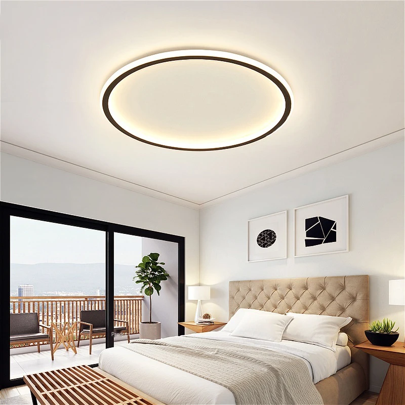 Simple Bedroom Lamp Living Room Study Lamp Round Ultrathin Led Ceiling Lamp Restaurant Ceiling