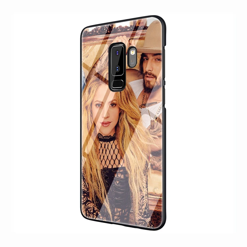 EWAU Shakira малума чехол из закаленного стекла для телефона для samsung S7 край S8 S9 S10 Note 8, 9, 10, плюс A10 20 30 40 50 60 70 - Цвет: G2