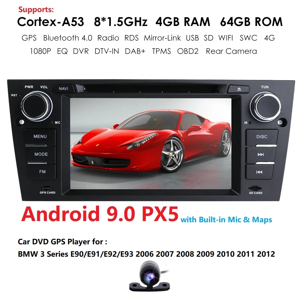 

2din android autoradio audio automotivo car multimedia player for BMW3 Series E90/E91/E92/E93 2006-2012 head unit gps navigation