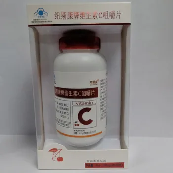 

Newscom Brand Vitamin C Chewable Tablets Supplement VC Vitamin C Tablets 24 Months Hurbolism Cfda