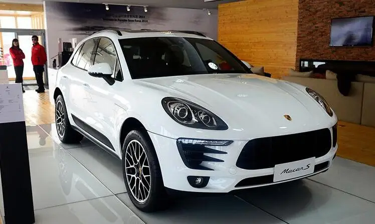 Применение герметика на крышу из алюминиевого сплава весы для багажа для Porsche Macan(черный, серебристый