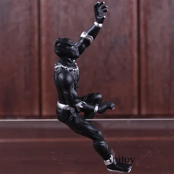 

Black Marvel Desktop Companion Panther Pendant Mini Pvc Panther Figure Decoration Collection Model Toys 8.5cm