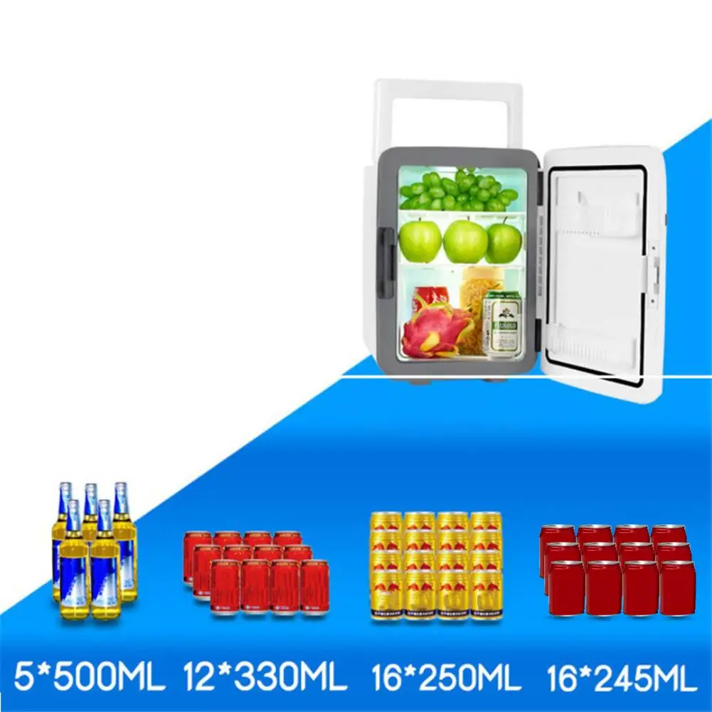 10л мини-холодильники, портативные холодильники с подогревом, морозильная камера, холодильник для путешествий, грелка для авто, дома, на открытом воздухе, принадлежности для пикника