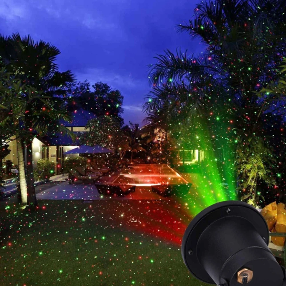 

Outdoor Garden Lawn Stage Effect Light Fairy Sky Star Laser Projector Waterproof Landscape Park Garden Christmas Decorative Lamp