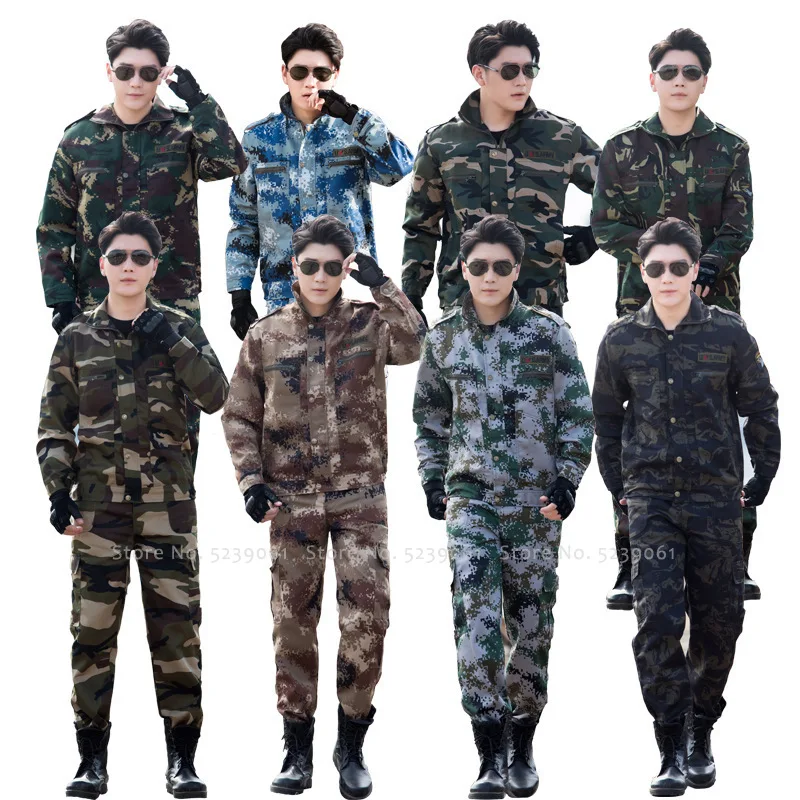 Camouflage Military Uniform Training Combat Tops Jackets Men Special Force CS Hunting Tactical Airs