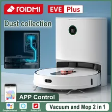 Roidmi eve mais robô aspirador de pó casa inteligente app contron suporte assistente alexa mi casa chão limpeza robô coleção poeira