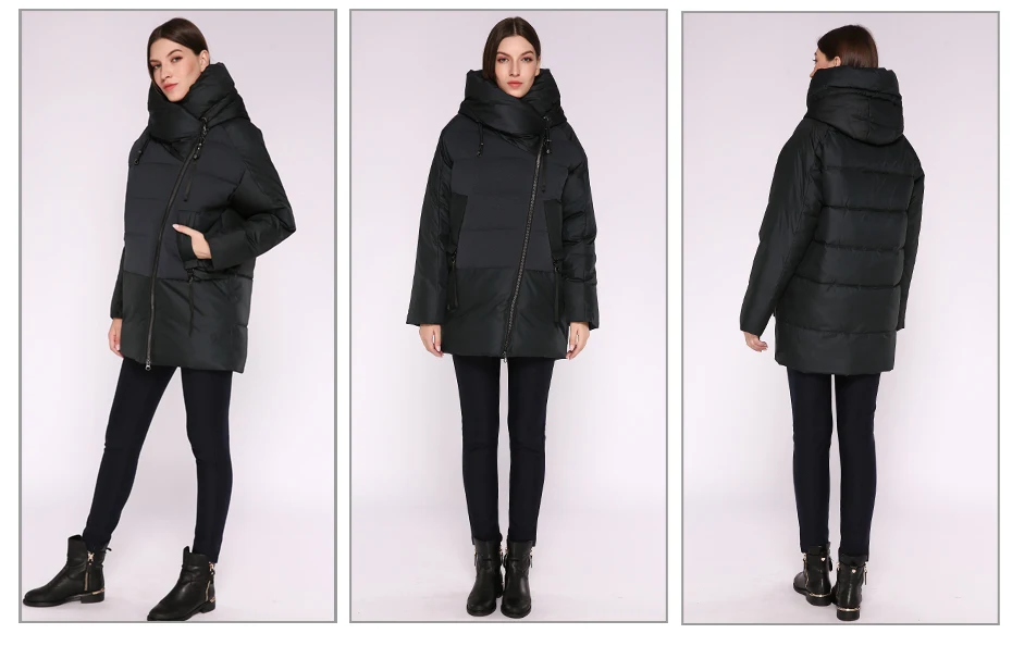 AORRVLA/ зимняя куртка для женщин, модное ультралегкая, объемная куртка с наполнителем из био-пуха, короткое пальто, зимняя теплая Повседневная куртка, Новое поступление, F-1955