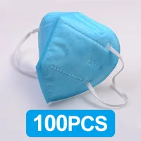 100PCS Blue FFP2