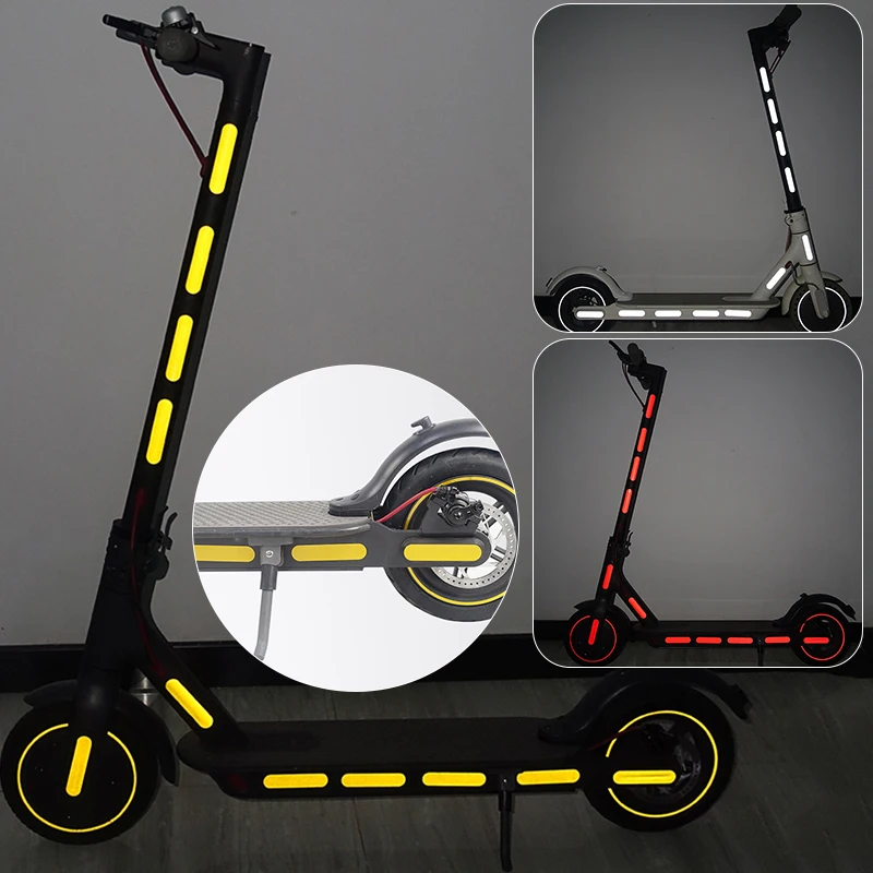 

Durable Waterproof Reflective Sticker Set Reflector For Xiaomi M365/pro Electric Scooter Upgrade Accessories