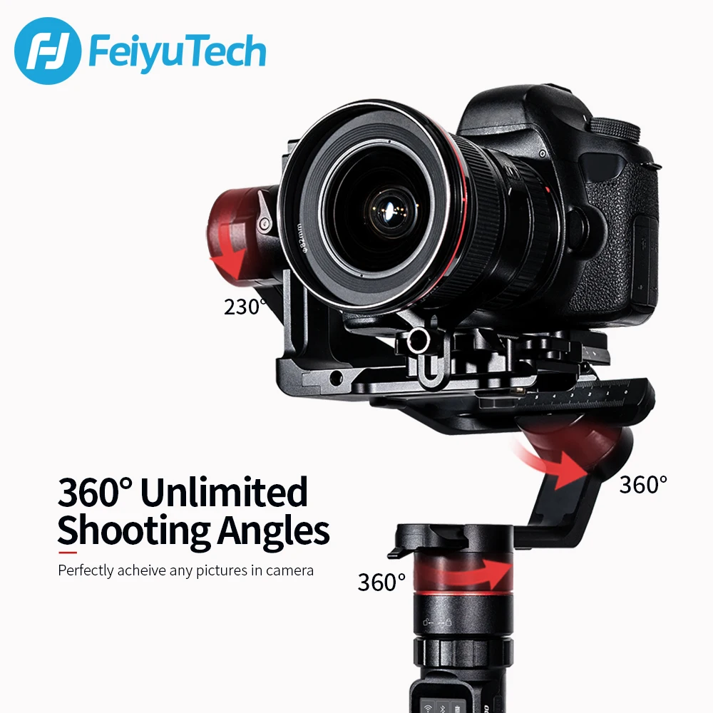 FeiyuTech AK4000 3 осевой ручной шарнирный Стабилизатор камеры с кольцом фокусировки вес
