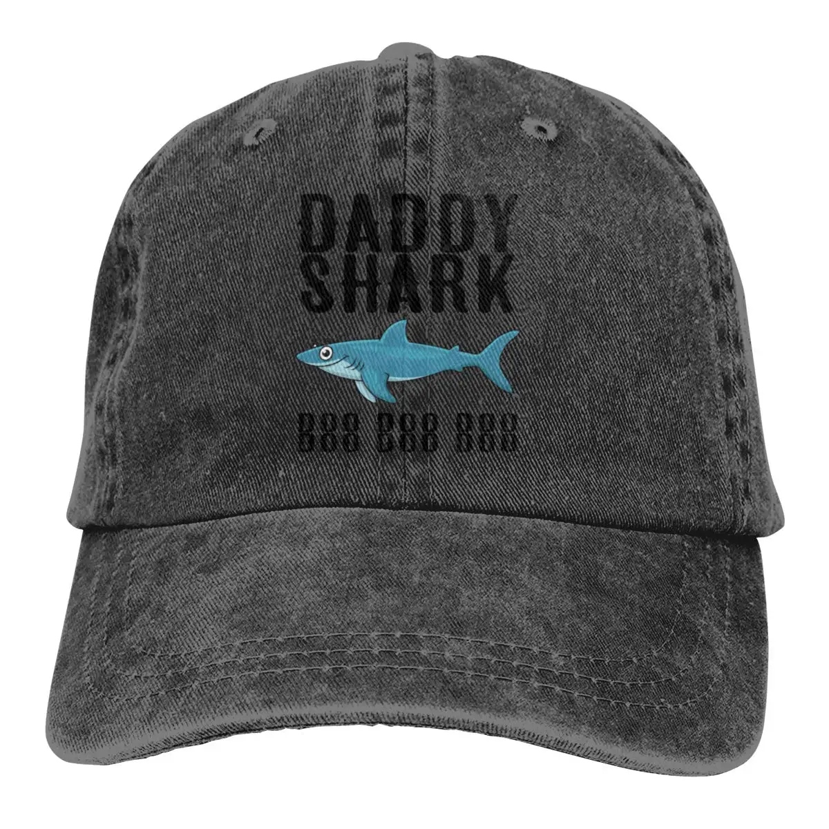 Папа Shark2 папа винтаж бейсболка Джинсовая Шляпа Регулируемая Женская