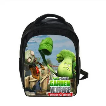 

Children Hot Game Plants VS Zombies School Bags 3D Printing Backpack Backpacks For Teenage Boys Girls Bag Mochila Escolar