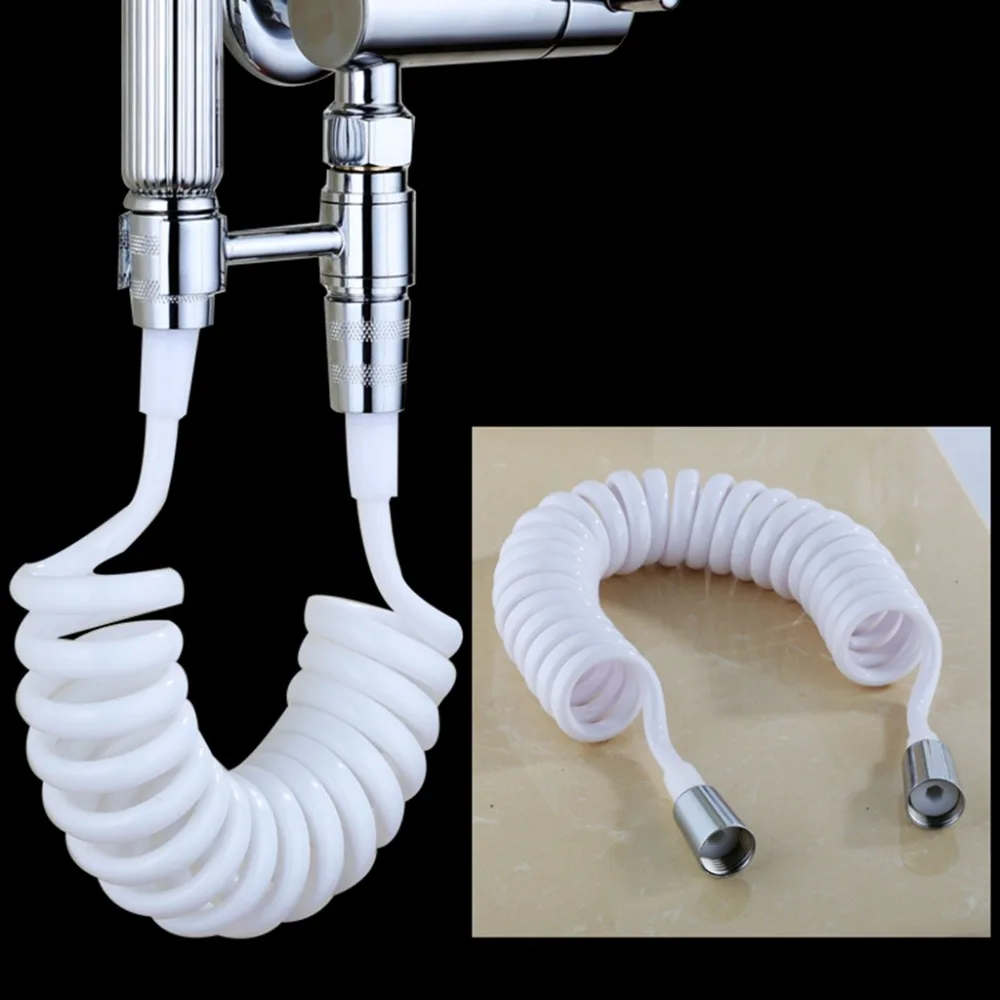 Vidric Bathroom Faucet Replacement Parts Shower Hose Bidet Sprayer Hose 3 Meters PU Spring Pipe Plumbing Hoses EL011 Vidric Bathroom Faucet Replacement Parts Shower Hose Bidet Sprayer Hose 3 Meters PU Spring Pipe Plumbing Hoses EL011