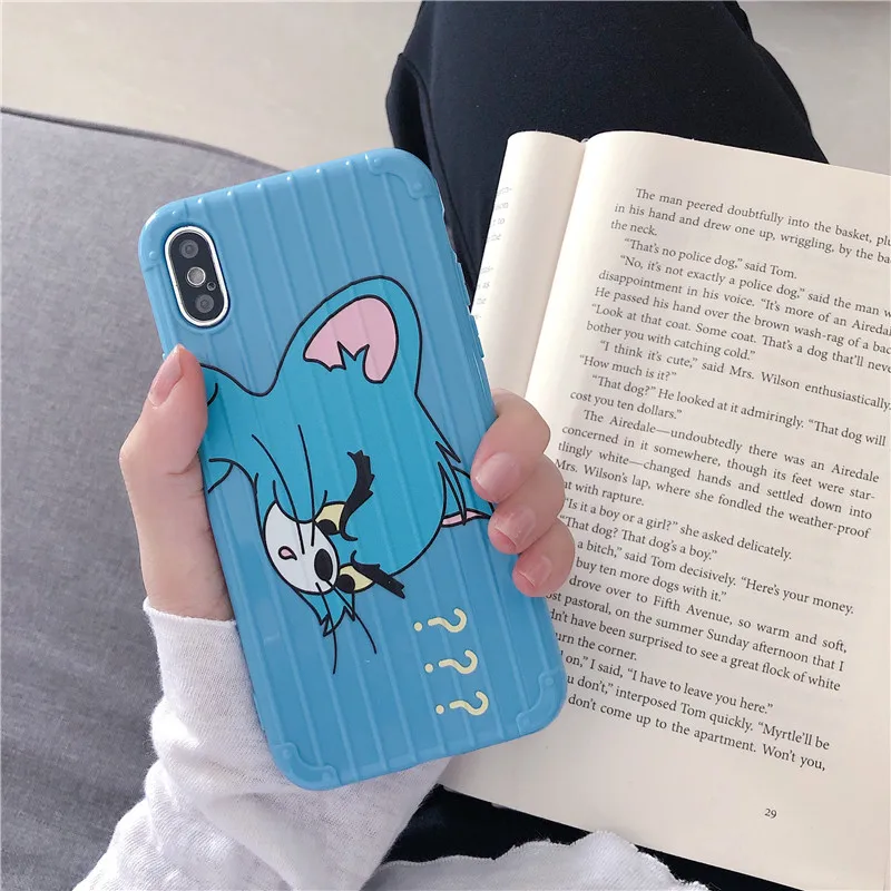 Чехол для багажа Honor 8X9 9X10 10i 20 Cute Tom Jerry силиконовый чехол из ТПУ для huawei P20 P30 mate 20 30 Pro Nova 3 3i 4 4E 5 5i Pro